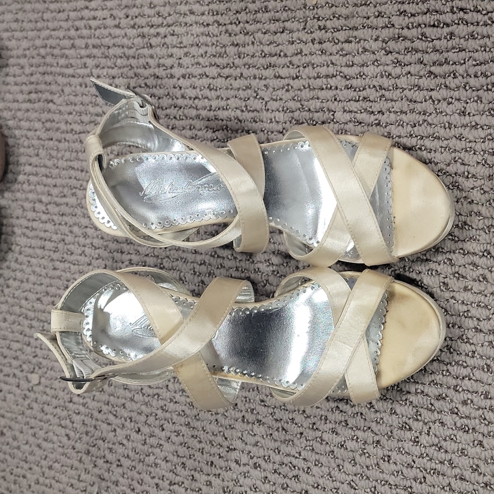 Champagne Michelangelo heels